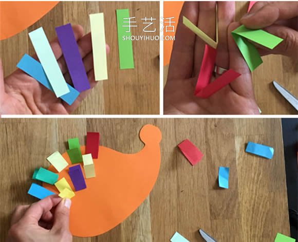幼兒園手工制作卡紙刺猬的做法教程 -  rpnrmr.com