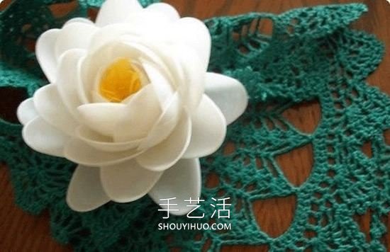 自制一次性勺子蓮花的方法圖解教程 -  rpnrmr.com