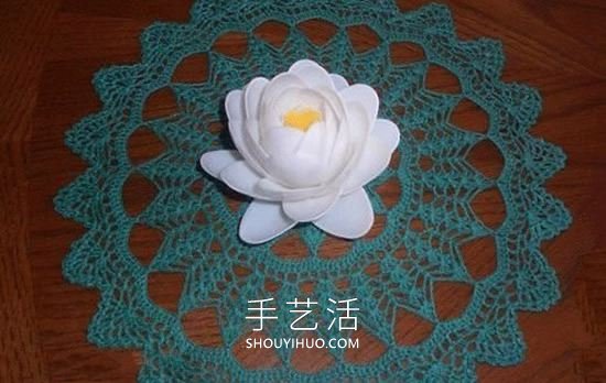 自制一次性勺子蓮花的方法圖解教程 -  rpnrmr.com