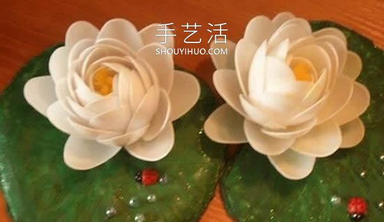 自制一次性勺子蓮花的方法圖解教程 -  rpnrmr.com