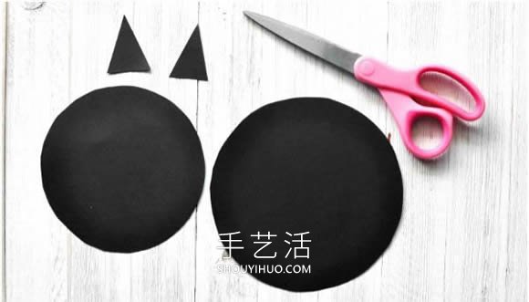 幼兒園手工制作萬圣節(jié)卡紙蝙蝠的做法教程 -  rpnrmr.com