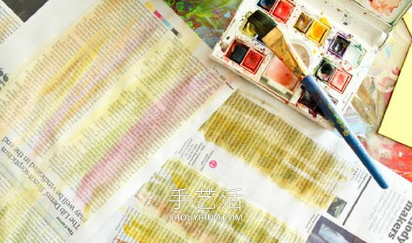 幼兒園用舊報(bào)紙手工制作大獅子的做法教程 -  rpnrmr.com