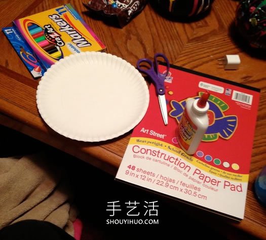 幼兒園手工制作紙盤小白兔的做法教程 -  rpnrmr.com