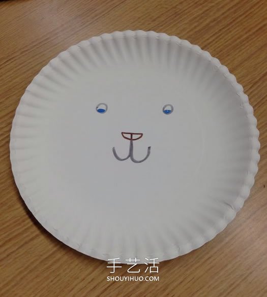 幼兒園手工制作紙盤小白兔的做法教程 -  rpnrmr.com