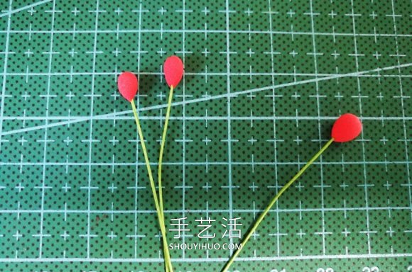 超輕粘土手工制作紅色花的做法教程 -  rpnrmr.com