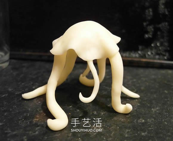 自制逼真的粘土水母的方法圖解教程 -  rpnrmr.com