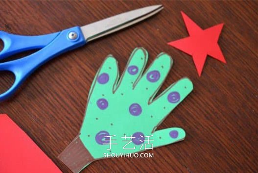 自制圣誕節(jié)紙盤圣誕樹掛飾的方法圖解教程 -  rpnrmr.com