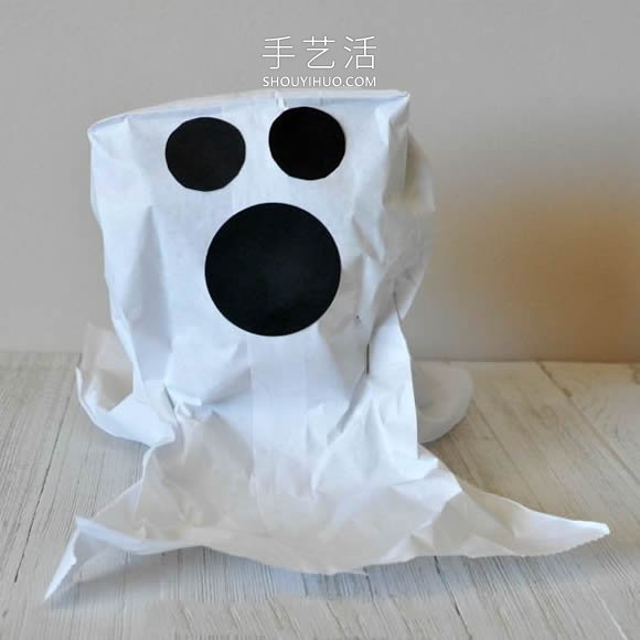 幼兒園手工制作午餐袋幽靈的做法教程 -  rpnrmr.com