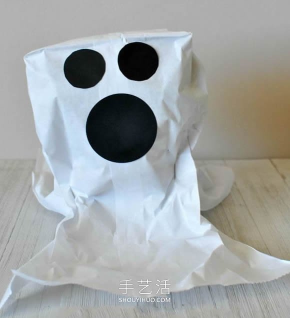 幼兒園手工制作午餐袋幽靈的做法教程 -  rpnrmr.com