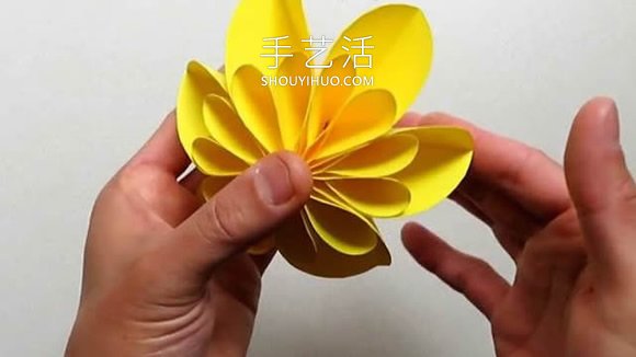 簡單星花球的折紙制作方法圖解教程 -  rpnrmr.com