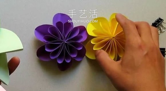 簡單星花球的折紙制作方法圖解教程 -  rpnrmr.com