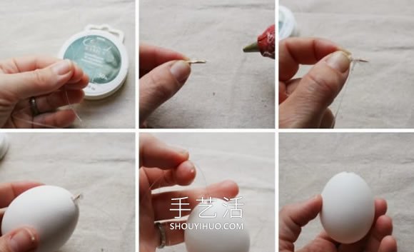 自制皺紋紙橡子和松果掛飾的方法圖解教程 -  rpnrmr.com