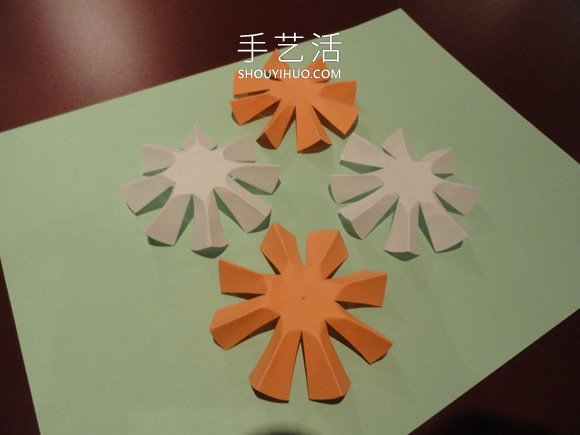 春天手工制作彩紙雛菊的做法教程 -  rpnrmr.com