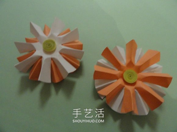 春天手工制作彩紙雛菊的做法教程 -  rpnrmr.com