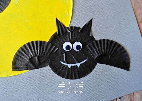 兒童手工制作萬圣節(jié)蝙蝠賀卡的方法圖解 -  rpnrmr.com