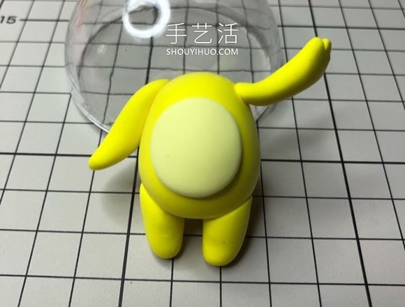 超輕粘土手工制作扮成小雞的娃娃圖解 -  rpnrmr.com