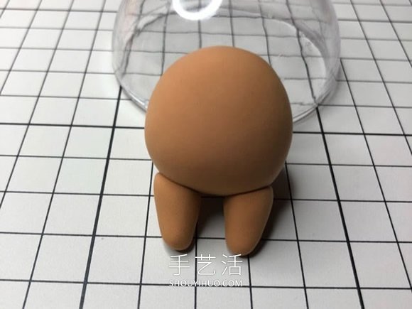 超輕粘土手工制作扮成小雞的娃娃圖解 -  rpnrmr.com