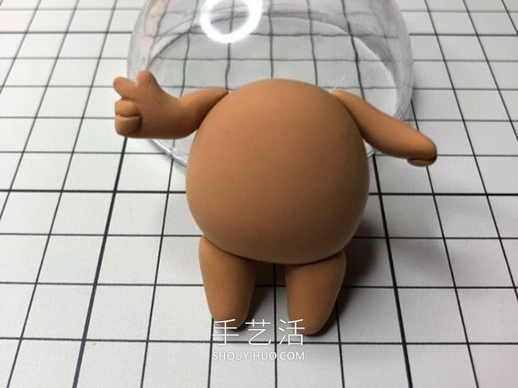 超輕粘土手工制作扮成小雞的娃娃圖解 -  rpnrmr.com