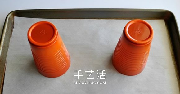 自制萬圣節(jié)塑料杯南瓜燈的方法圖解教程 -  rpnrmr.com