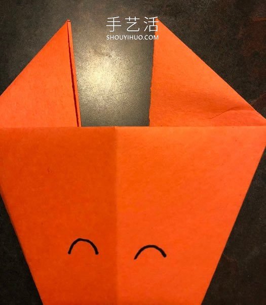 幼兒手工折紙狐貍的最簡(jiǎn)單方法圖解 -  rpnrmr.com