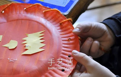 幼兒手工制作萬圣節(jié)紙盤南瓜燈籠的做法教程 -  rpnrmr.com