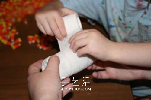 幼兒園手工制作卷紙筒木乃伊最簡單的教程 -  rpnrmr.com