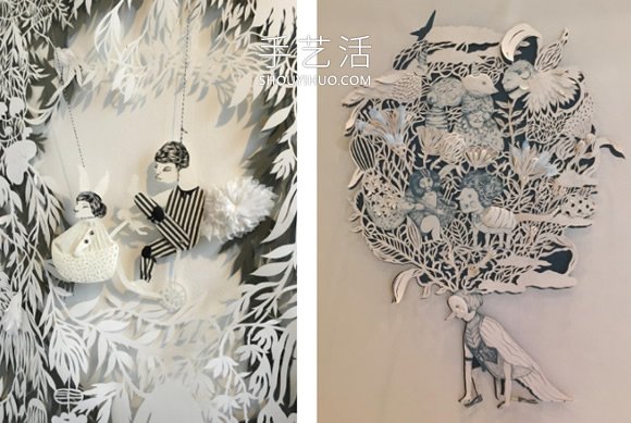 超現(xiàn)實(shí)奇幻紙雕作品！宛如怪誕童話森林 -  rpnrmr.com