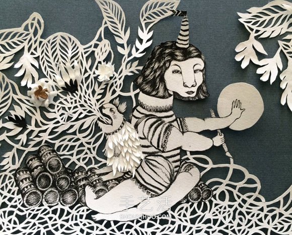 超現(xiàn)實(shí)奇幻紙雕作品！宛如怪誕童話森林 -  rpnrmr.com