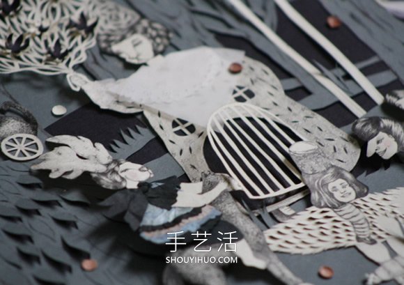 超現(xiàn)實(shí)奇幻紙雕作品！宛如怪誕童話森林 -  rpnrmr.com