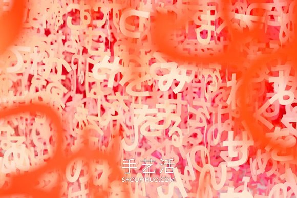 14萬個日文平假名紙片！制作出夢幻彩虹隧道 -  rpnrmr.com