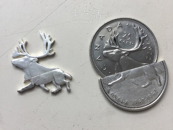 切割硬幣浮雕 多倫多藝術(shù)家的硬幣雕刻藝術(shù) -  rpnrmr.com