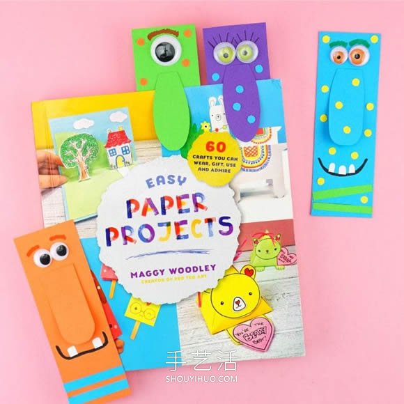 幼兒園手工制作萬圣節(jié)怪物書簽的做法教程 -  rpnrmr.com