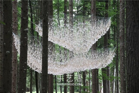 5000塑膠水滴DIY宛如絕美水晶吊燈的裝置藝術(shù) -  rpnrmr.com