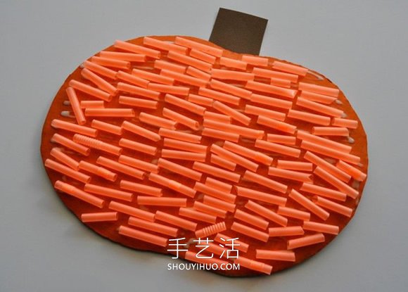 吸管手工制作萬圣節(jié)南瓜燈的做法教程 -  rpnrmr.com