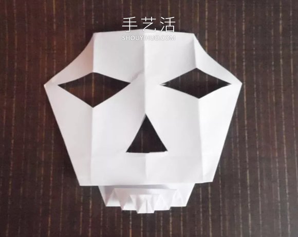 折紙骷髏頭面具的折法圖解教程 -  rpnrmr.com