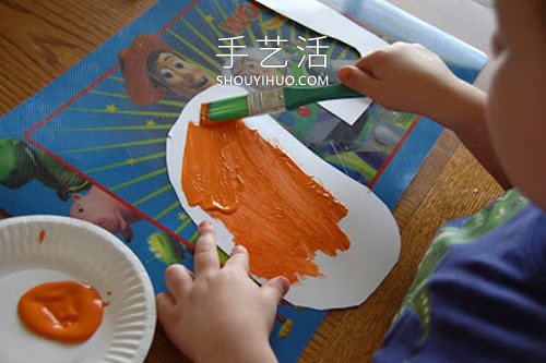 萬圣節(jié)簡單南瓜畫制作方法圖片 -  rpnrmr.com