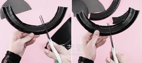 兒童手工制作紙盤(pán)大熊貓的做法教程 -  rpnrmr.com