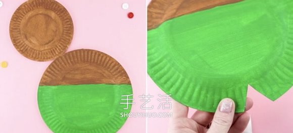 兒童手工制作可愛紙盤小熊的做法教程 -  rpnrmr.com
