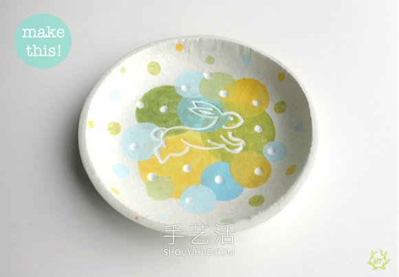 自制粘土小飾品盤的方法圖解教程 -  rpnrmr.com