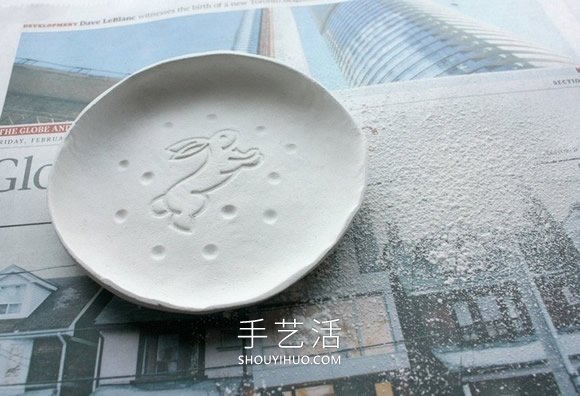 自制粘土小飾品盤的方法圖解教程 -  rpnrmr.com
