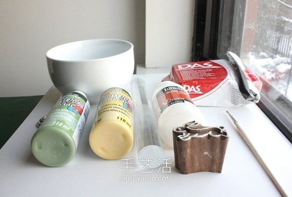 自制粘土小飾品盤的方法圖解教程 -  rpnrmr.com