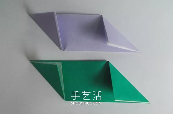 兒童手工折紙手牌玩具的折法圖解教程 -  rpnrmr.com