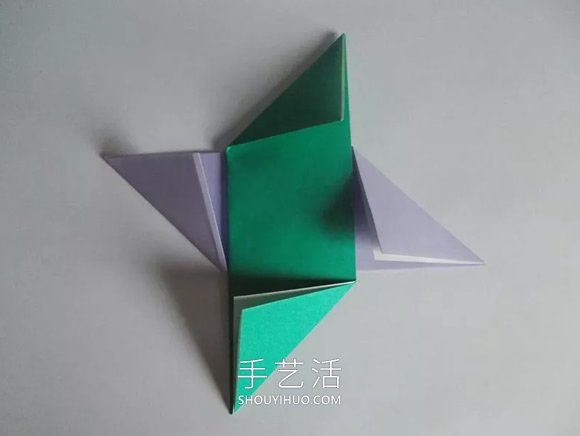 兒童手工折紙手牌玩具的折法圖解教程 -  rpnrmr.com
