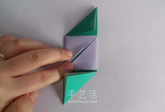 兒童手工折紙手牌玩具的折法圖解教程 -  rpnrmr.com
