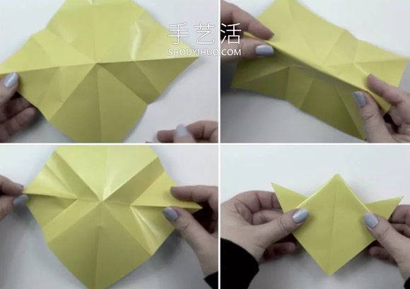 兒童折紙五角星的簡(jiǎn)單方法圖解教程 -  rpnrmr.com