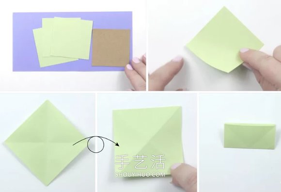 折紙圣誕樹 制作立體圣誕節(jié)賀卡的做法教程 -  rpnrmr.com