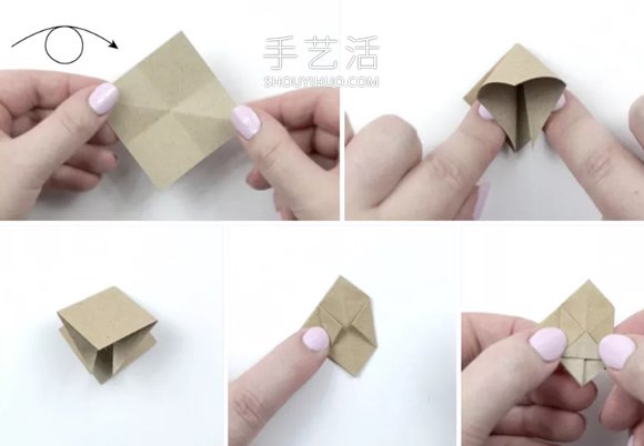 折紙圣誕樹 制作立體圣誕節(jié)賀卡的做法教程 -  rpnrmr.com
