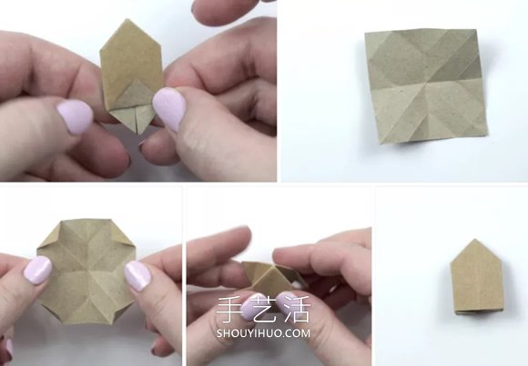 折紙圣誕樹 制作立體圣誕節(jié)賀卡的做法教程 -  rpnrmr.com