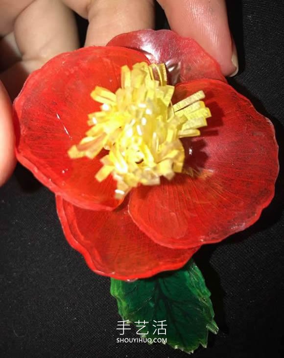 熱縮片手工制作罌粟花胸針的做法教程 -  rpnrmr.com