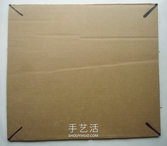 硬紙板手工制作首飾收納盒的做法教程 -  rpnrmr.com